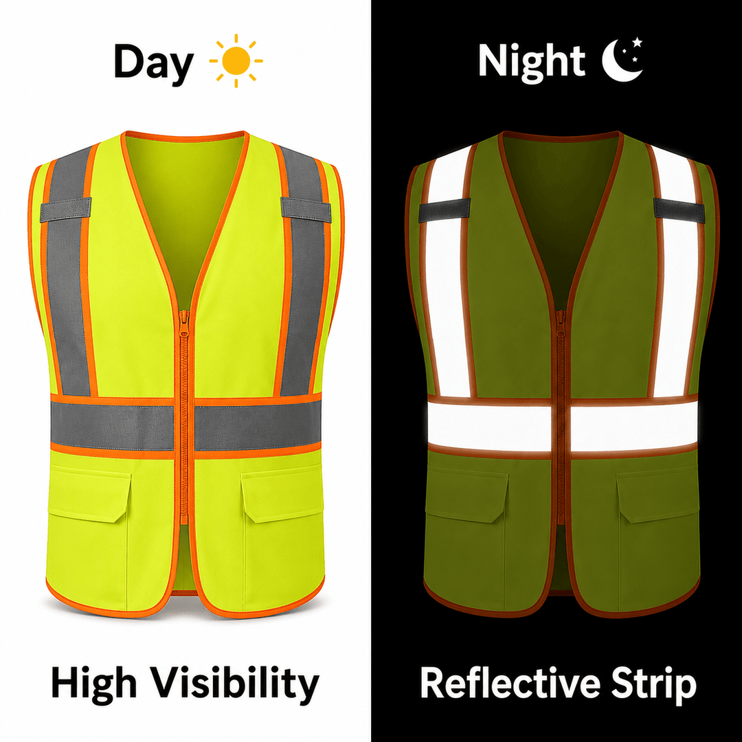 ProVisGear ProShield™ Custom Safety Vest Class 2 with Pockets - ProVisGear