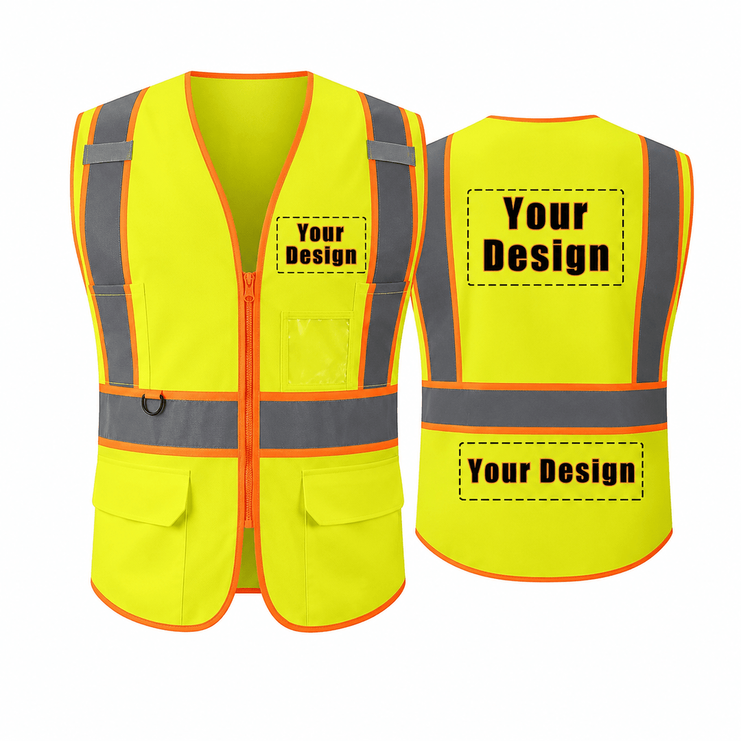 ProVisGear ProShield™ Custom Safety Vest Class 2 with Pockets - ProVisGear